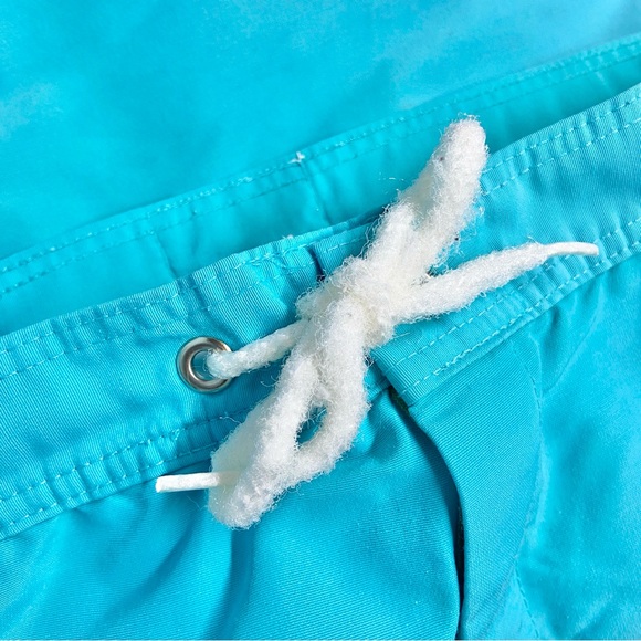 VTG Hobie Mens Retro Swim Trunks Size M Colorblock Pastel Rainbow Old School - Picture 8 of 9